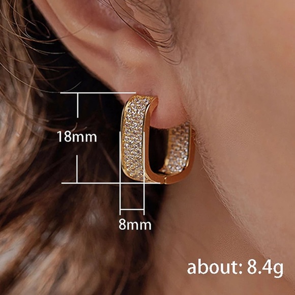 🌟Versatile Gold Plated Earrings - Picture 5 of 5